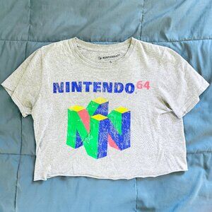 Vintage Nintendo Cropped Tee - Size Small